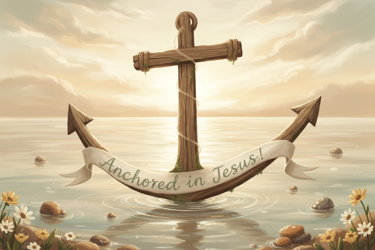 The Welcome Table Banner — Anchored in Jesus