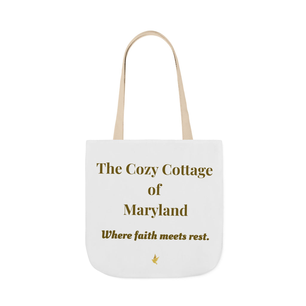 Faith-Inspired Canvas Tote Bag — "If It Disturbs My Peace, I Pause" — Christian Gift
