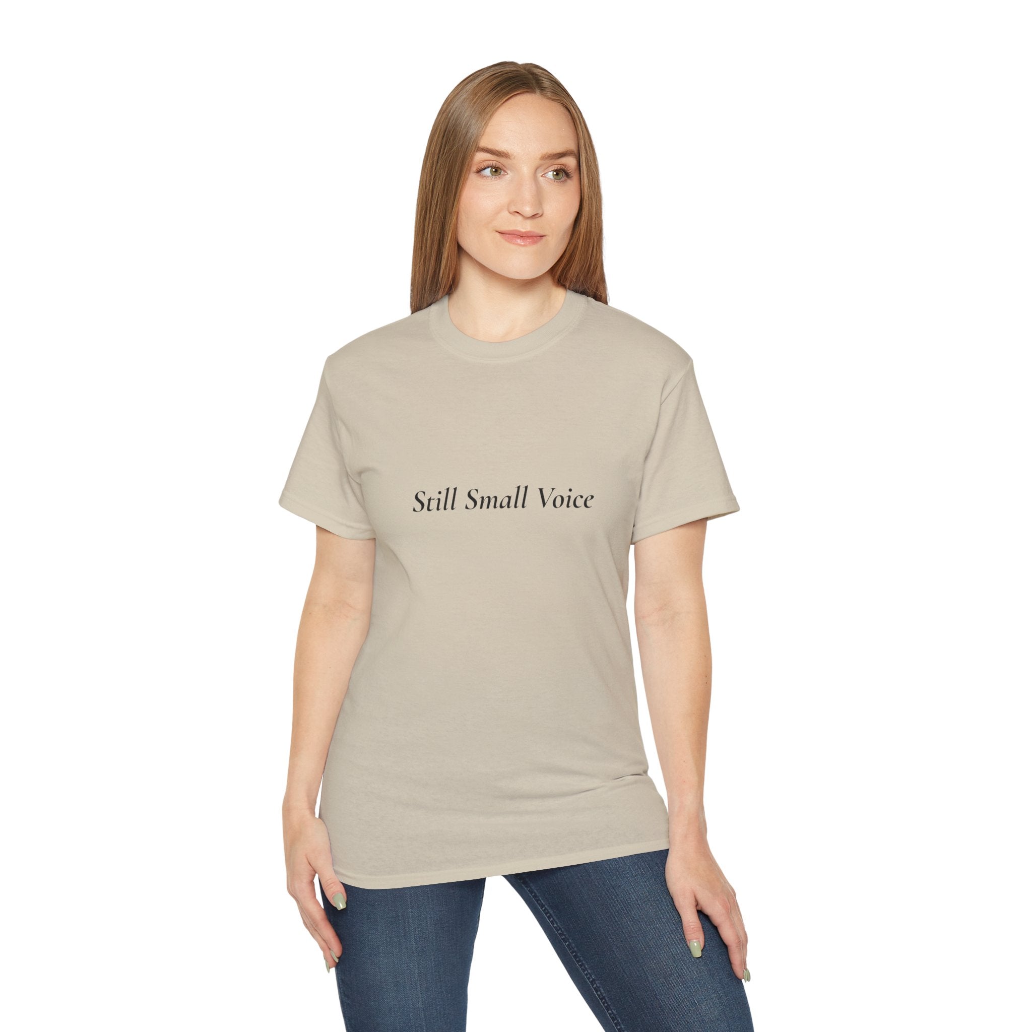 Still Small Voice Tee — Faith-Filled Moments Collection