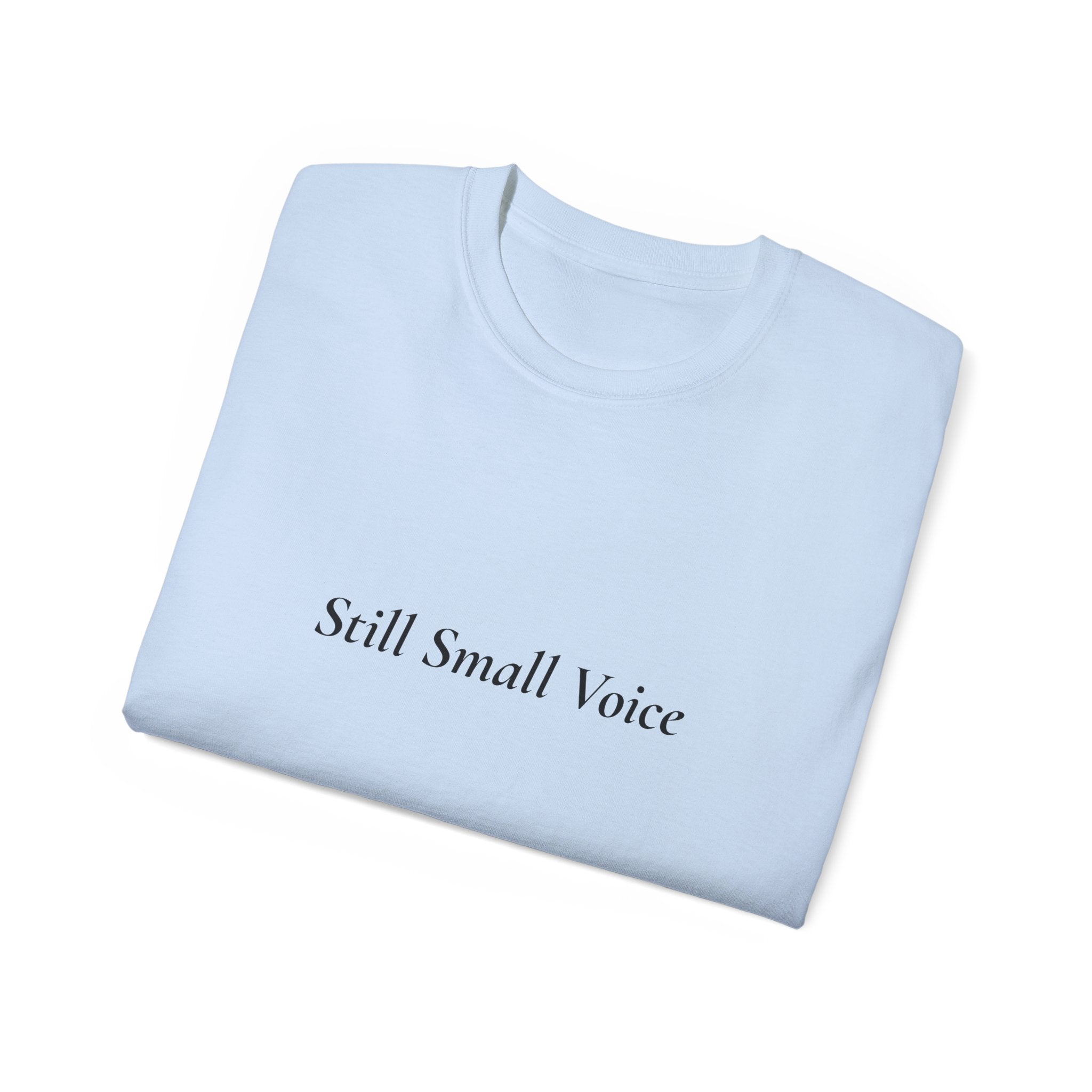 Still Small Voice Tee — Faith-Filled Moments Collection
