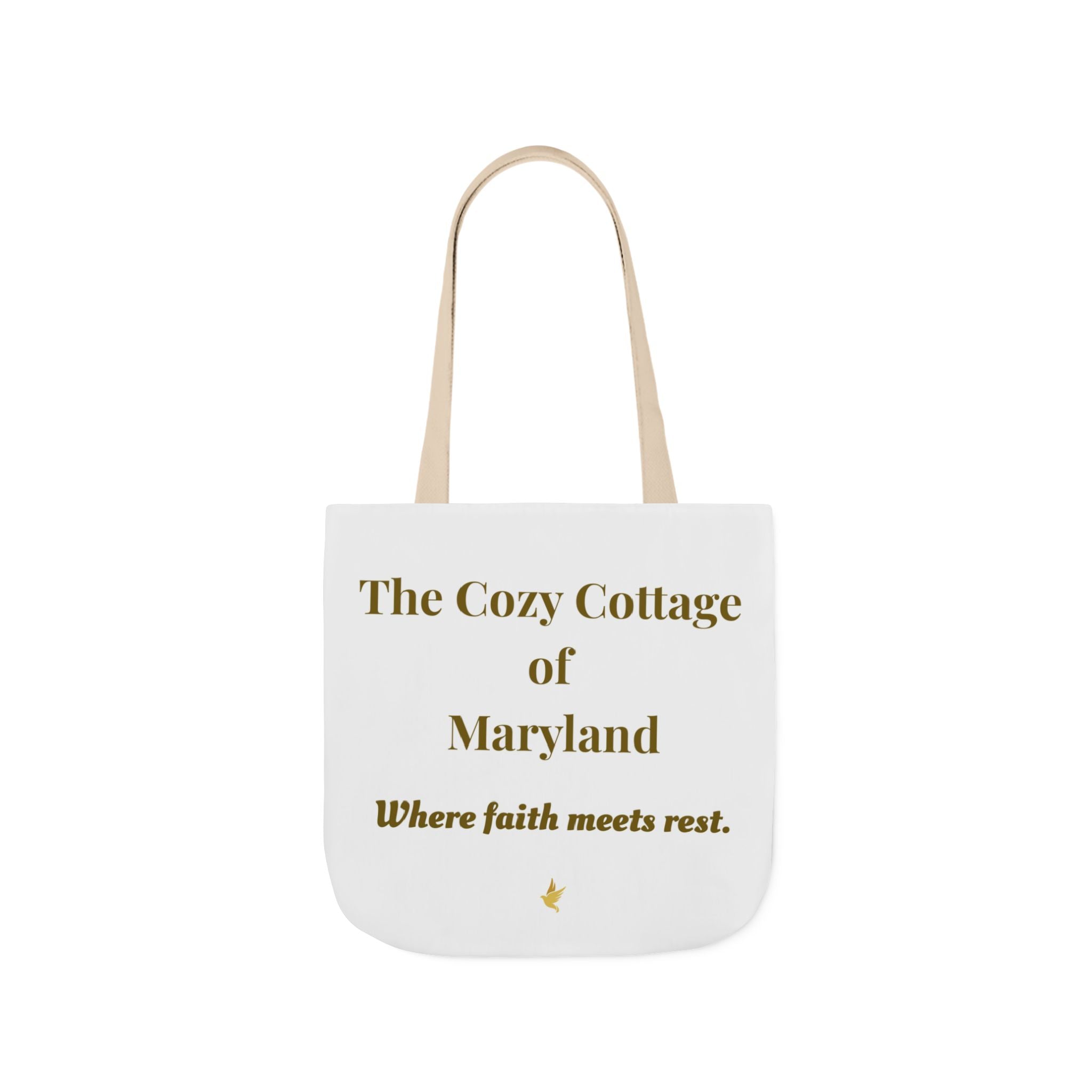 Faith-Inspired Canvas Tote Bag — "If It Disturbs My Peace, I Pause" — Christian Gift