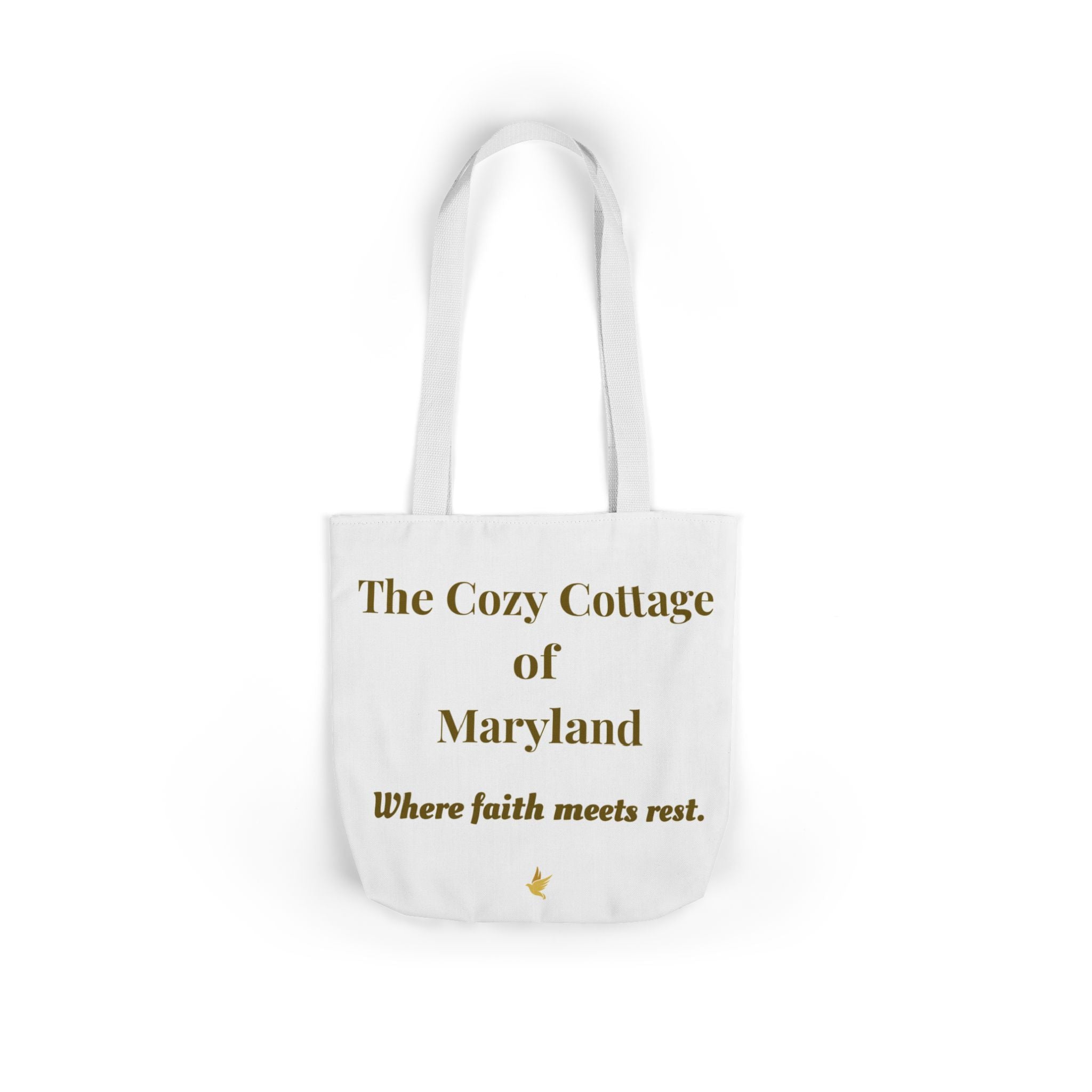 Faith-Inspired Canvas Tote Bag — "If It Disturbs My Peace, I Pause" — Christian Gift