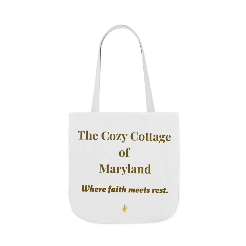 Faith-Inspired Canvas Tote Bag — "If It Disturbs My Peace, I Pause" — Christian Gift