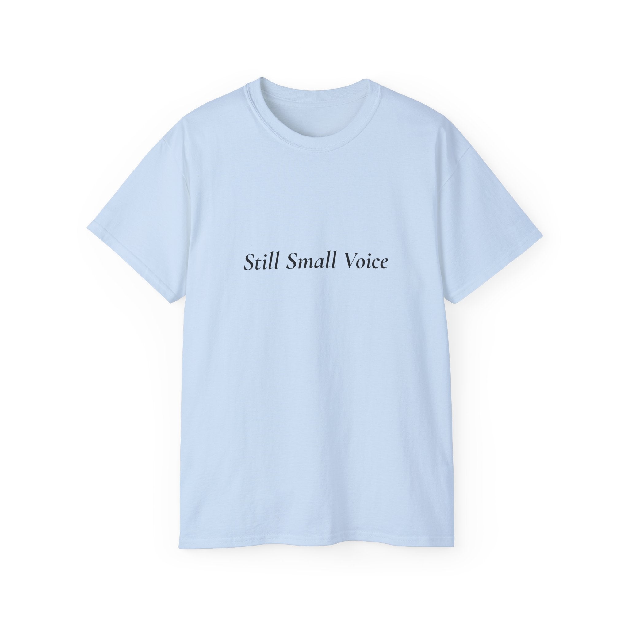 Still Small Voice Tee — Faith-Filled Moments Collection