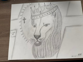 Lion of Judah — Crowned Faith Art Print | Digital Download