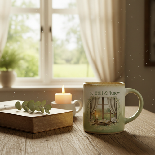Be Still & Know Lifestyle Mockup