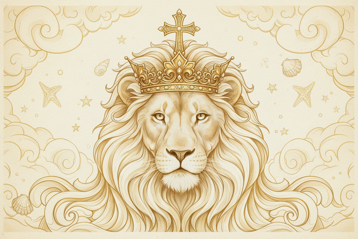 Crowned Lion of Judah - enhanced