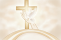 Dove at the Cross - Faith Art