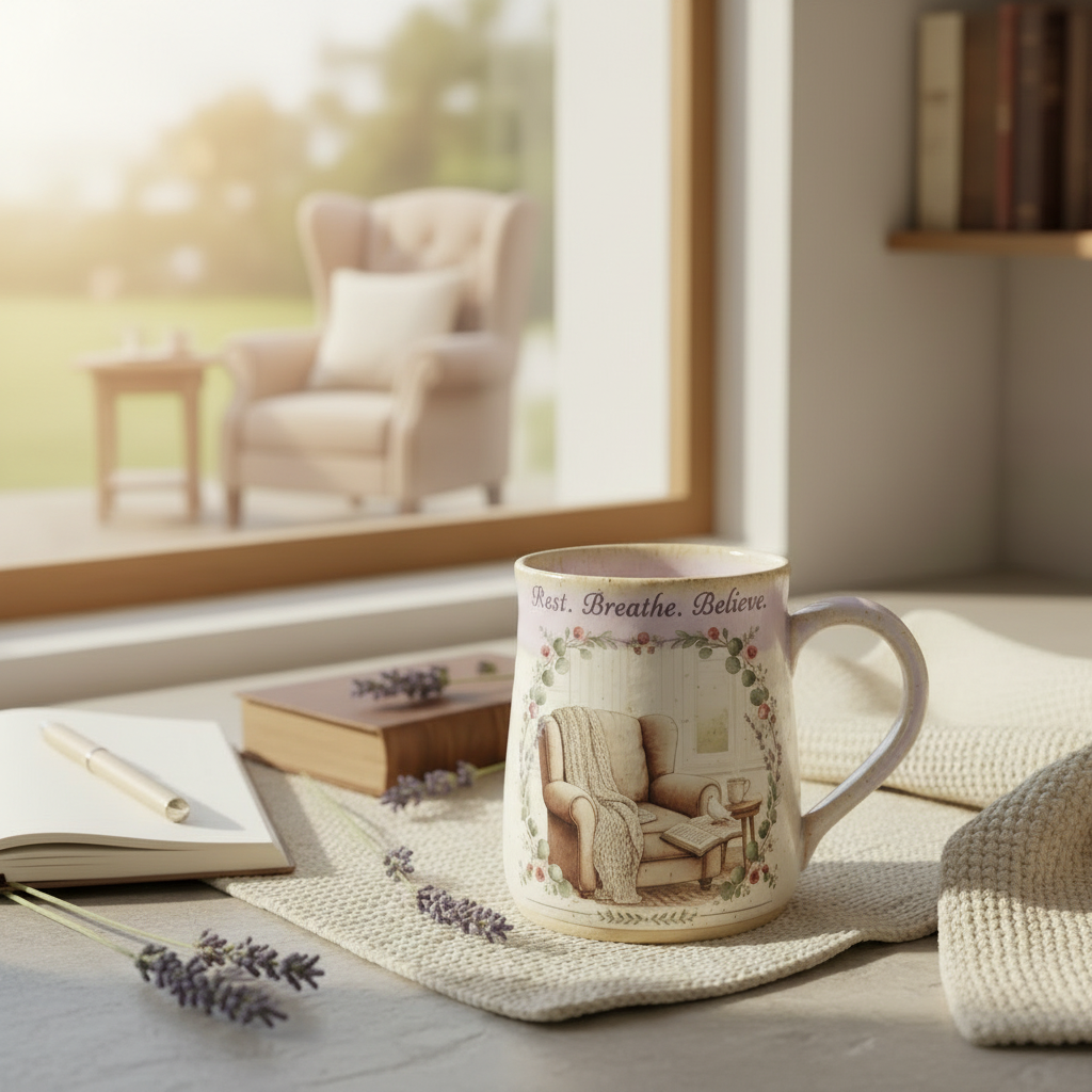 Rest Breathe Believe Lifestyle Mockup
